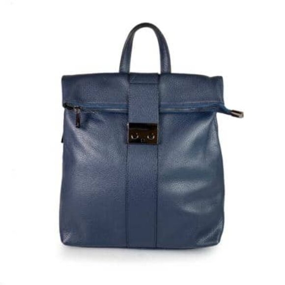 55C091 Backpack, in genuine Dollar leather - Picture 1 of 6